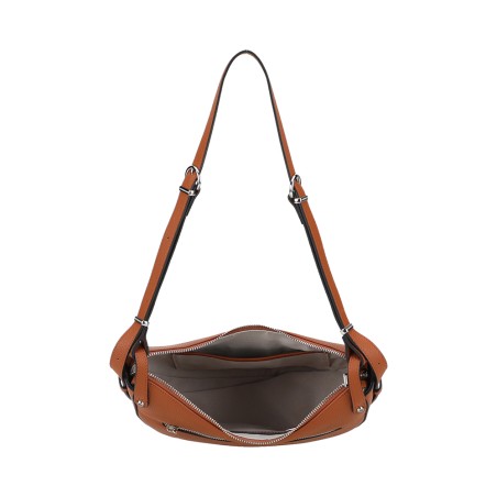 Sac épaule demi-lune Daphné en Cuir 