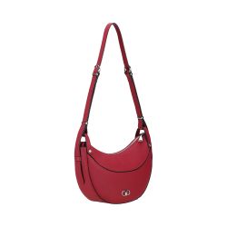 Sac épaule demi-lune Daphné en Cuir 