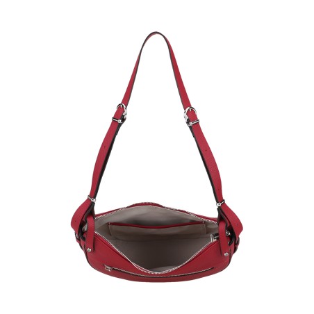Sac épaule demi-lune Daphné en Cuir 