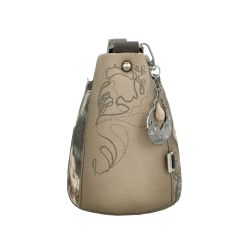 Sac Bandoulière petit ovale Real en Synthétique