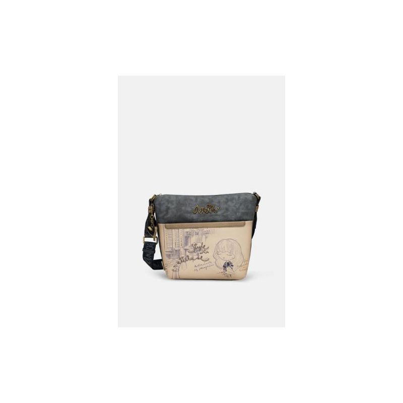 Grand sac Bandoulière avec poche Studio