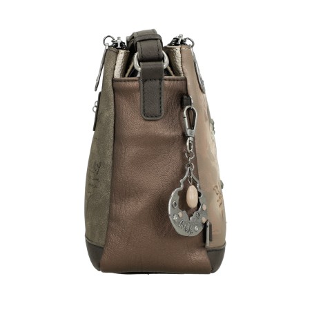 Sac Bandoulière 3 Compartiments Real en Synthétique 