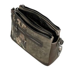 Sac Bandoulière 3 Compartiments Real en Synthétique 