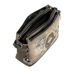 Sac Bandoulière 3 Compartiments Real en Synthétique 