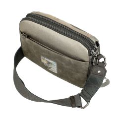 Sac Bandoulière Ovale à Rabat Real en Synthétique 