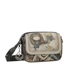 Sac Bandoulière Ovale à Rabat Real en Synthétique 