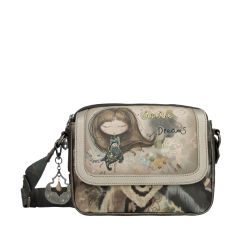Sac Bandoulière Ovale à Rabat Real en Synthétique 