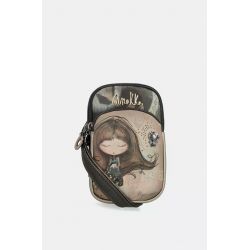 Mini Sac Bandoulière avec Poche Real en Synthétique 