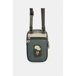 Mini Sac Bandoulière avec Poche Real en Synthétique 
