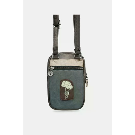 Mini Sac Bandoulière avec Poche Real en Synthétique 