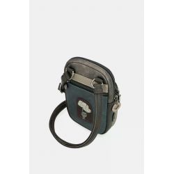 Mini Sac Bandoulière avec Poche Real en Synthétique 