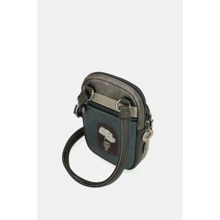 Mini Sac Bandoulière avec Poche Real en Synthétique 