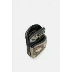 Mini Sac Bandoulière avec Poche Real en Synthétique 