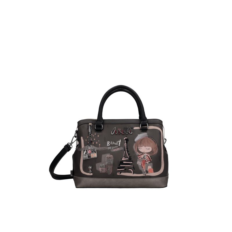 Sac avec Anse Mademoiselle en Synthétique Sac avec Anse Mademoiselle en Synthétique