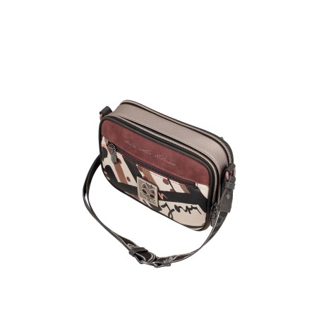 Sac Bandoulière Rectangle 2 Compartiments Mademoiselle en Synthétique
