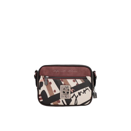 Sac Bandoulière Rectangle 2 Compartiments Mademoiselle en Synthétique