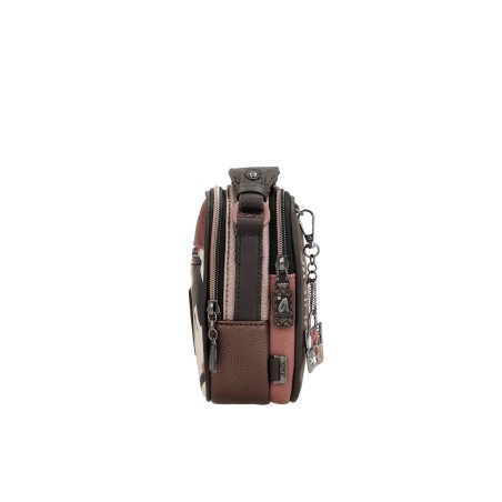 Sac Bandoulière Rectangle 2 Compartiments Mademoiselle en Synthétique