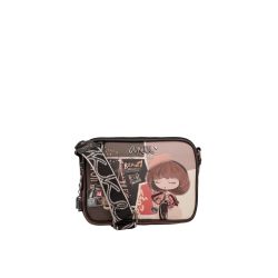 Sac Bandoulière Rectangle 2 Compartiments Mademoiselle en Synthétique
