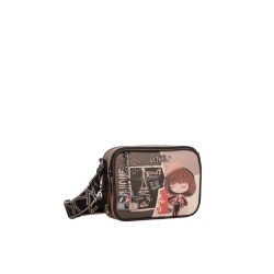 Sac Bandoulière Rectangle 2 Compartiments Mademoiselle en Synthétique