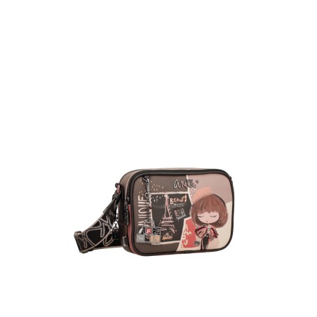 Sac Bandoulière Rectangle 2 Compartiments Mademoiselle en Synthétique