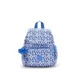 Sac à dos City Zip Mini Signature Print en Toile - Kipling