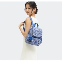Sac à dos City Zip Mini Signature Print en Toile - Kipling