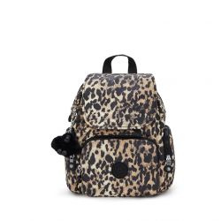 Sac à dos City Zip Mini Signature Print en Toile - Kipling
