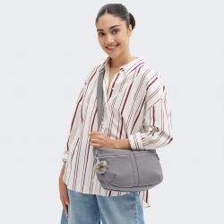 Besace Izellah en Toile Inviting Grey