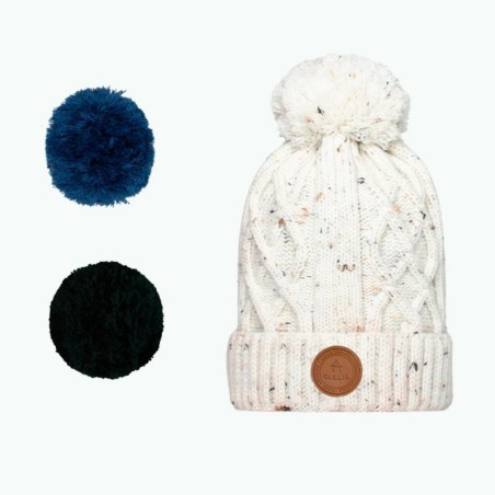 Bonnet 3 Pompons Appletini Polaire
