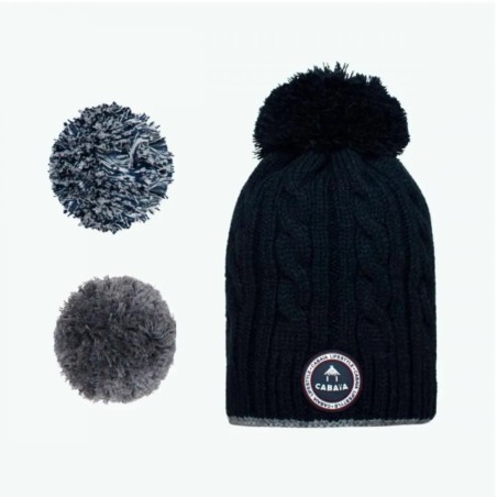 Bonnet 3 Pompons CreamyGin