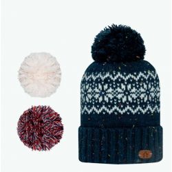 Bonnet Enfant 3 Pompons Spritz Polaire