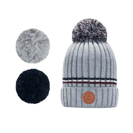 Bonnet 3 Pompons Manhattan
