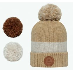 Bonnet 3 Pompons Rustynail