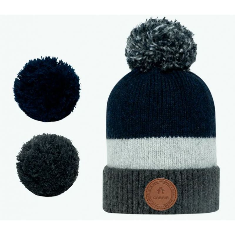 Bonnet 3 Pompons Rustynail