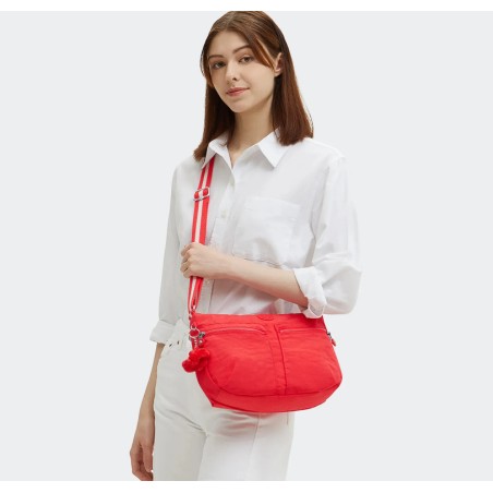 Sac Bandoulière Izellah Escape Red en Toile