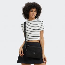 Sac Bandoulière Riri L Black Sign en Toile 