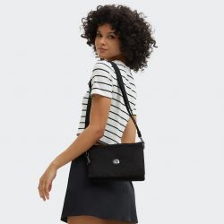 Sac Bandoulière Riri L Black Sign en Toile 