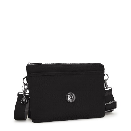 Sac Bandoulière Riri L Black Sign en Toile 