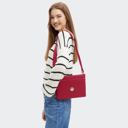 Sac Bandoulière Riri L Red Red Wine en Toile 