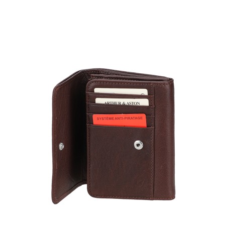 Porte-monnaie et cartes Ange en Cuir