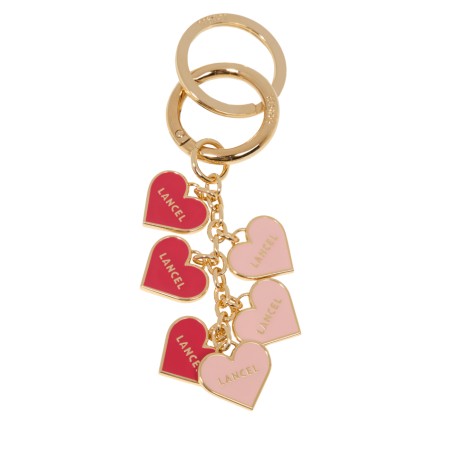 Porte-Clé Muli Coeurs Breloques