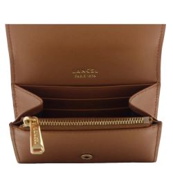 Mini Portefeuille à Rabat Billie en Cuir