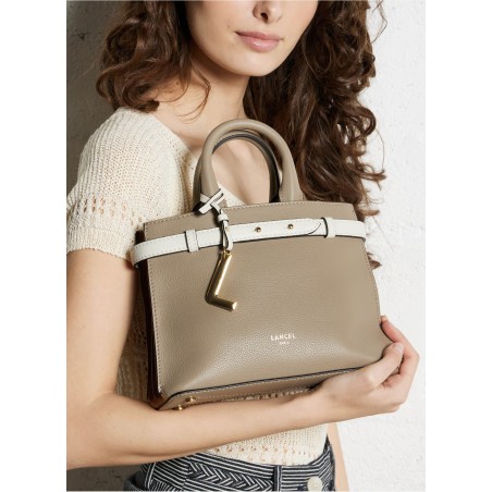 Sac à Main Faubourg M Beige en Cuir