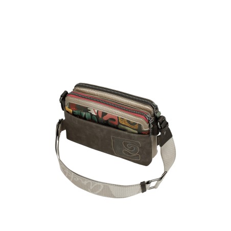 Sac Bandoulière 3 Compartiments Muse en Synthétique
