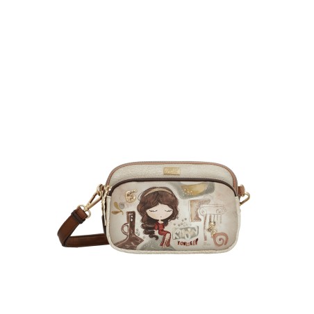 Petit Sac Bandoulière 3 Compartiments Muse en Synthétique