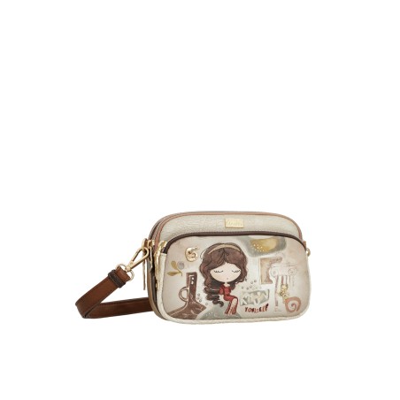 Petit Sac Bandoulière 3 Compartiments Muse en Synthétique