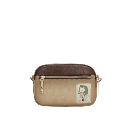 Petit Sac Bandoulière 3 Compartiments Muse en Synthétique