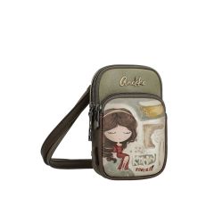 Mini Sac Bandoulière avec Poche Muse en Synthétique