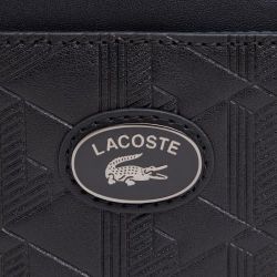 Sacoche verticale monogramme en cuir 