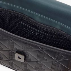 Mini Sac Messenger Monogramme en cuir 